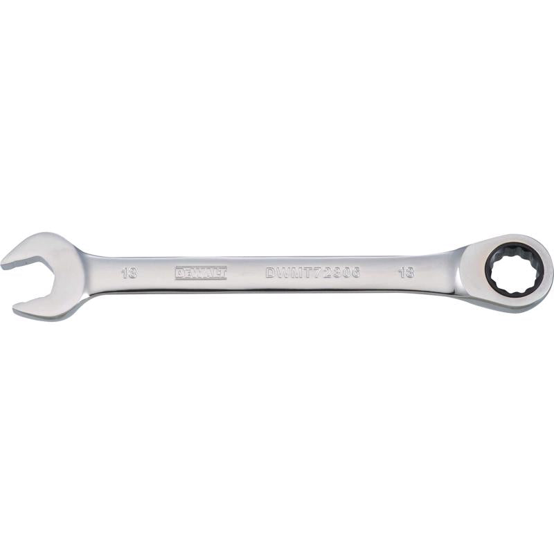 DeWalt 18 mm X 18 mm 12 Point Metric Ratcheting Combination Wrench 9-7/32 in. L