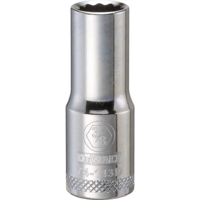 DeWalt 3/8 in. X 3/8 in. drive SAE 12 Point Deep Socket