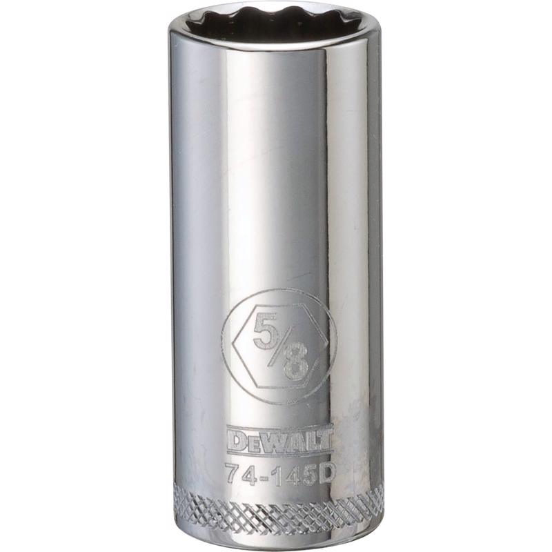 DeWalt 5/8 in. X 3/8 in. drive SAE 12 Point Deep Socket