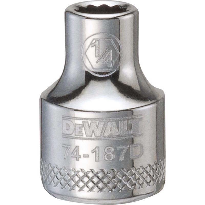 DeWalt 1/4 in. X 3/8 in. drive SAE 12 Point Socket