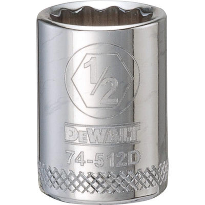 DeWalt 1/2 in. X 3/8 in. drive SAE 12 Point Socket