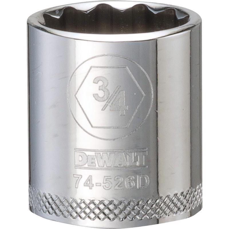DeWalt 3/4 in. X 3/8 in. drive SAE 12 Point Socket