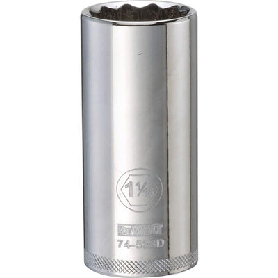 DeWalt 1-1/16 in. X 1/2 in. drive SAE 12 Point Deep Socket