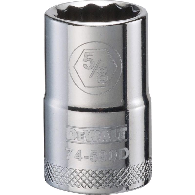 DeWalt 5/8 in. X 1/2 in. drive SAE 12 Point Socket