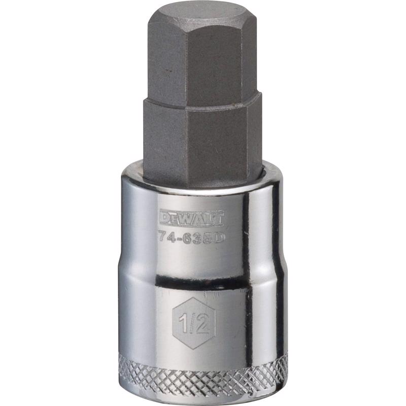 DeWalt 1/2 in. X 3/8 in. drive SAE Hex Bit Socket Set