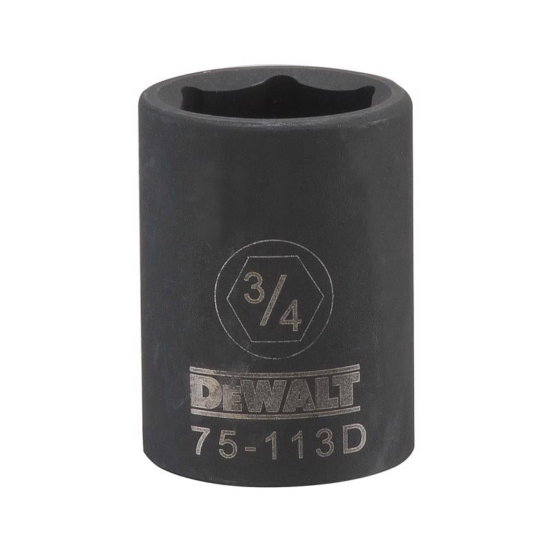 DeWalt 3/4 in. X 1/2 in. drive SAE 6 Point Deep Impact Socket