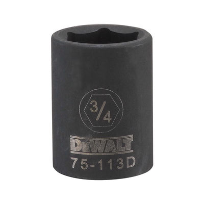 DeWalt 3/4 in. X 1/2 in. drive SAE 6 Point Deep Impact Socket