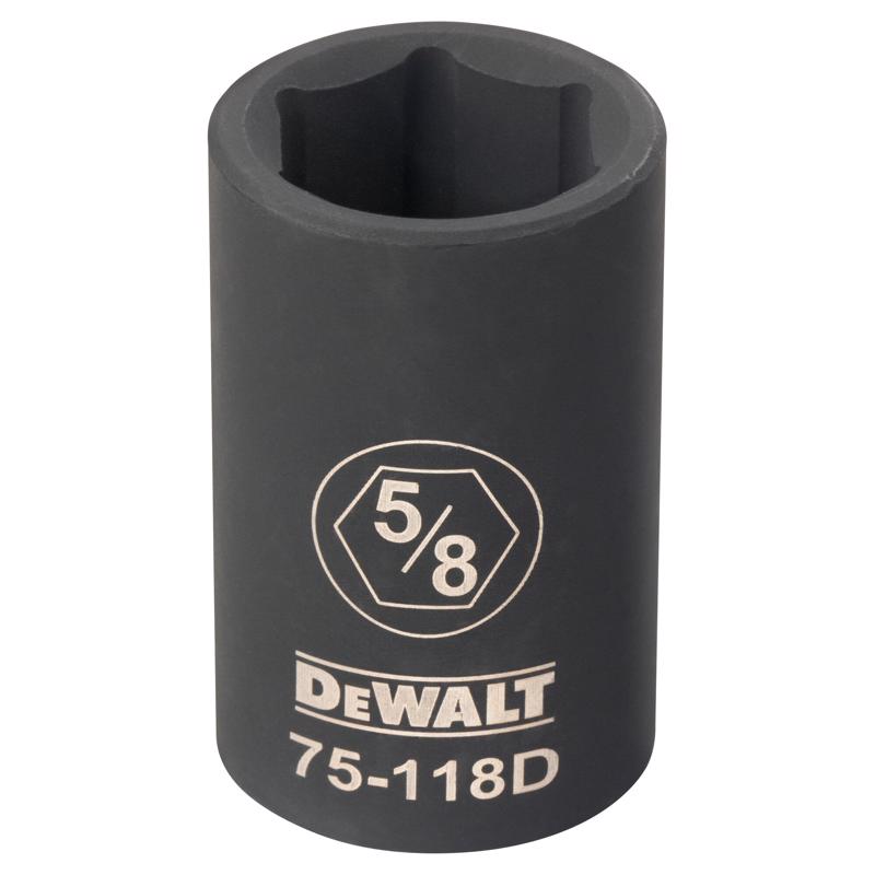DeWalt 5/8 in. X 1/2 in. drive SAE 6 Point Deep Impact Socket