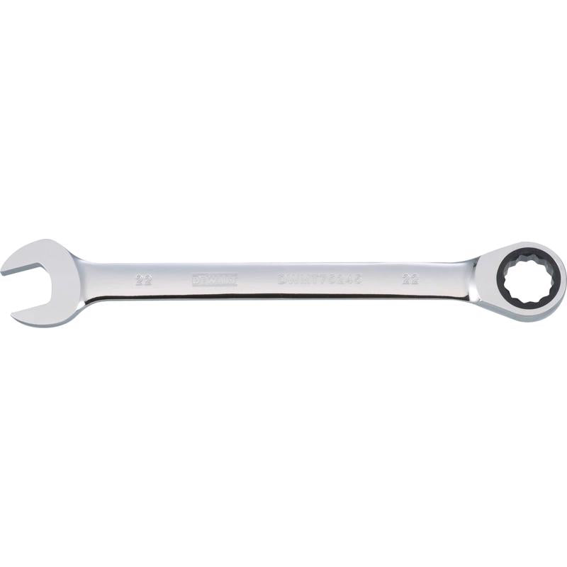 DeWalt 22 mm X 22 mm Metric Ratcheting Combination Wrench 11-7/32 in. L