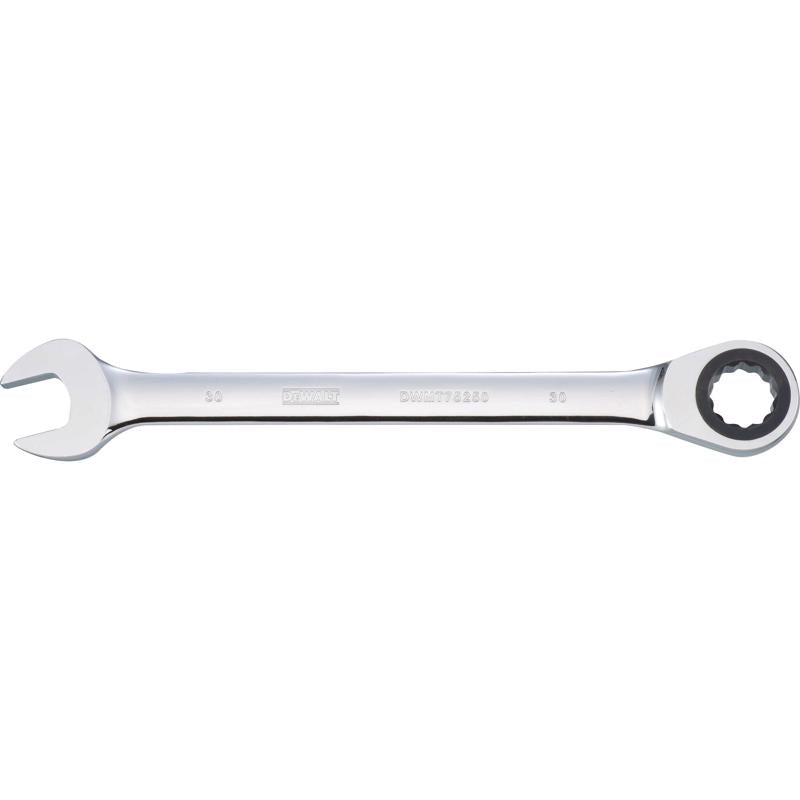 DeWalt 30 mm X 30 mm Metric Ratcheting Combination Wrench 16-23/32 in. L