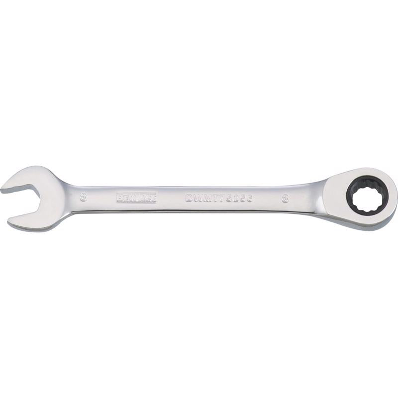 DeWalt 8 mm X 8 mm Metric Ratcheting Combination Wrench 4-3/8 in. L