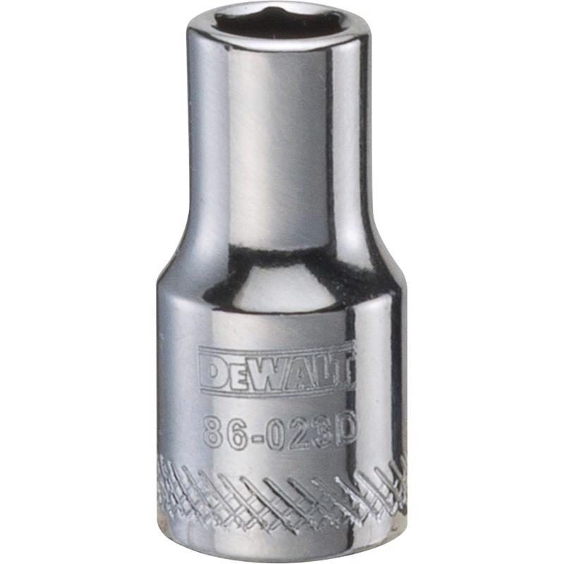 DeWalt 7/32 in. X 1/4 in. drive SAE 6 Point Socket