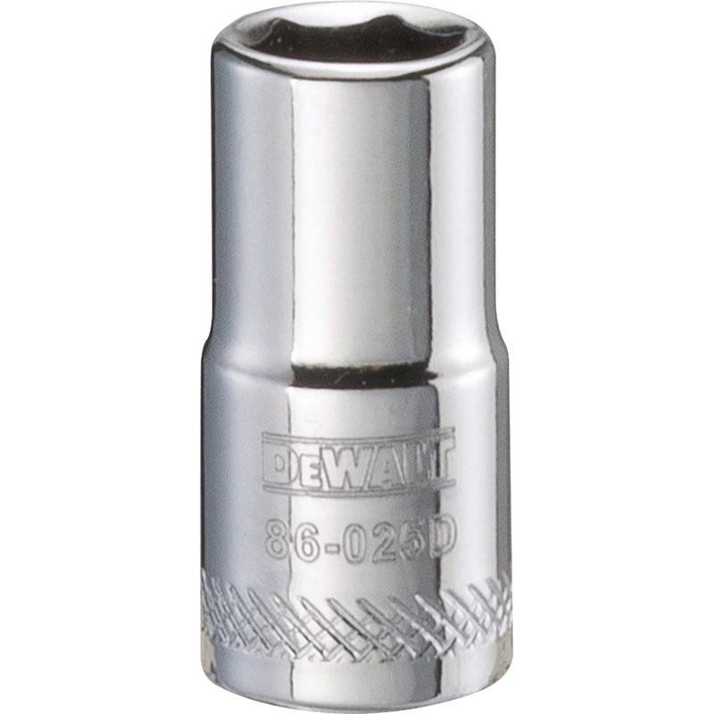 DeWalt 9/32 in. X 1/4 in. drive SAE 6 Point Socket