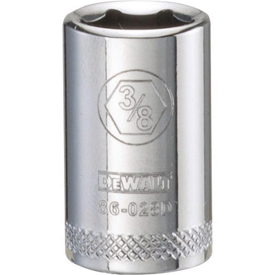 DeWalt 3/8 in. X 1/4 in. drive SAE 6 Point Socket