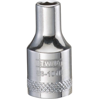DeWalt 4 mm X 1/4 in. drive Metric 6 Point Socket