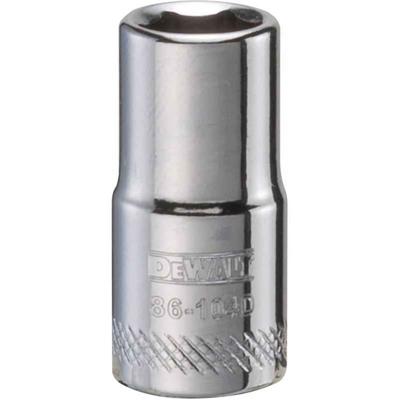 DeWalt 7 mm X 1/4 in. drive Metric 6 Point Socket