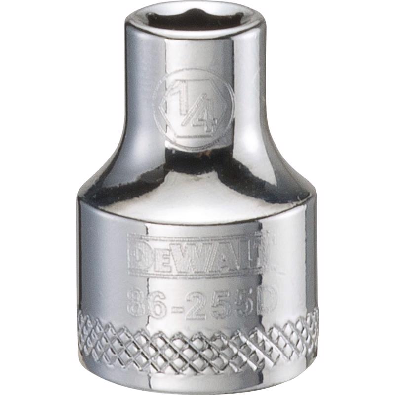DeWalt 1/4 in. X 3/8 in. drive SAE 6 Point Socket