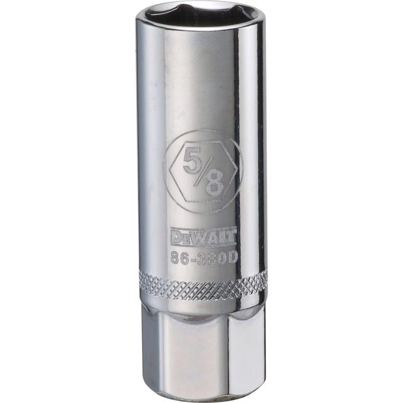 DeWalt 5/8 in. X 3/8 in. drive SAE 6 Point Spark Plug Socket