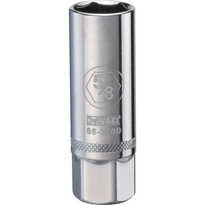 DeWalt 5/8 in. X 3/8 in. drive SAE 6 Point Spark Plug Socket
