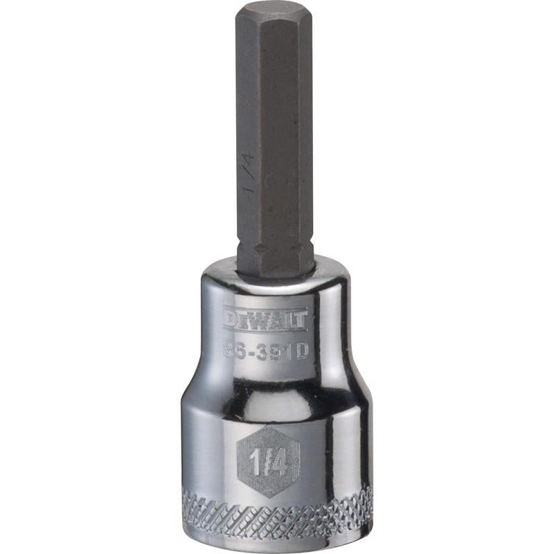DeWalt 1/4 in. X 3/8 in. drive SAE Bit Socket
