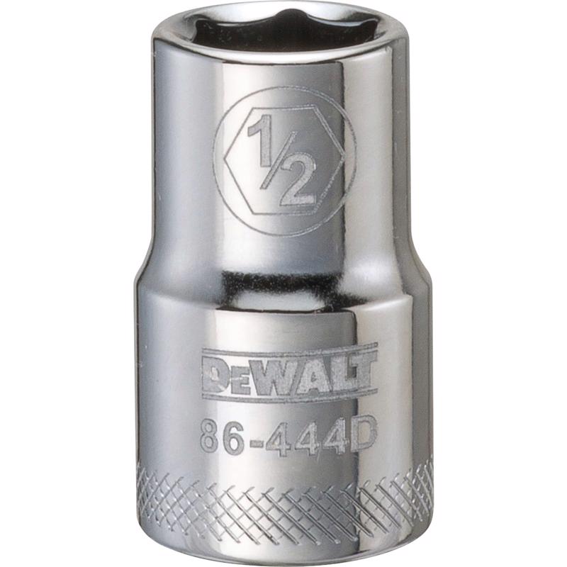 DeWalt 1/2 in. X 1/2 in. drive SAE 6 Point Socket