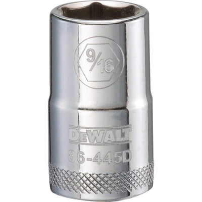 DeWalt 9/16 in. X 1/2 in. drive SAE 6 Point Socket