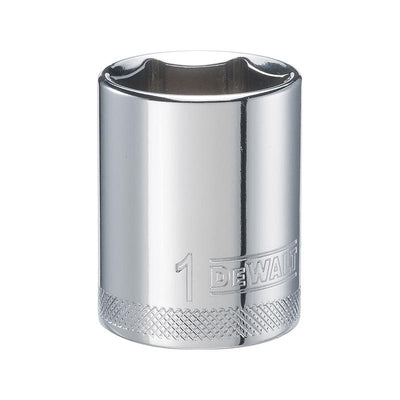 DeWalt 1 in. X 1/2 in. drive SAE 6 Point Socket