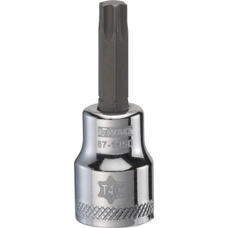 DeWalt T40 Sizes X 3/8 in. drive Torx Bit Socket