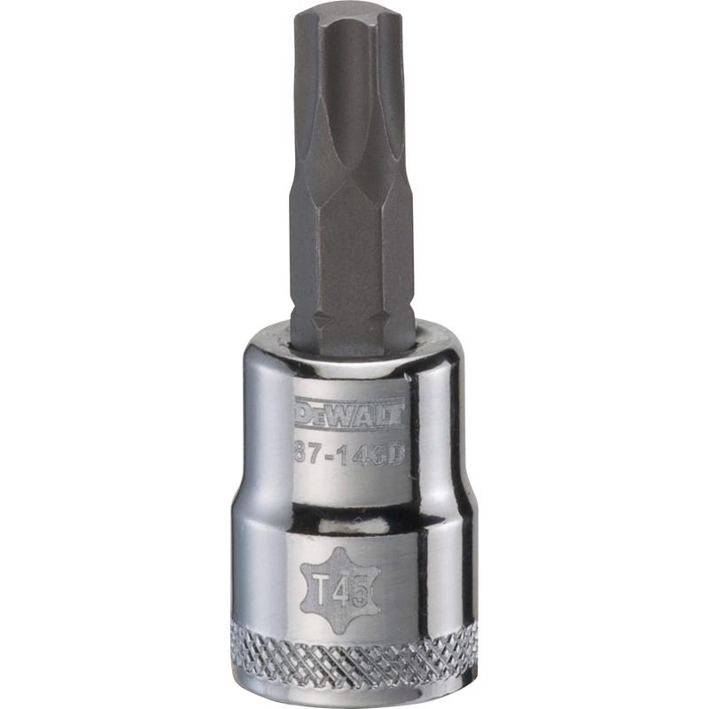DeWalt T45 Sizes X 3/8 in. drive Torx Bit Socket