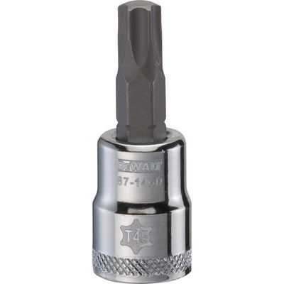 DeWalt T45 Sizes X 3/8 in. drive Torx Bit Socket