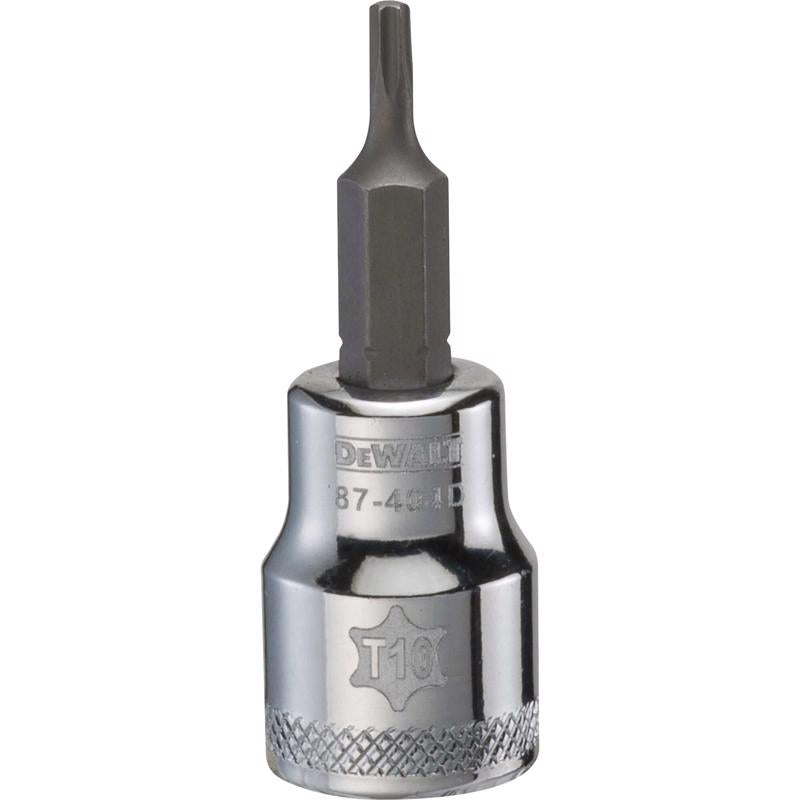 DeWalt T10 Sizes X 3/8 in. drive Torx Bit Socket
