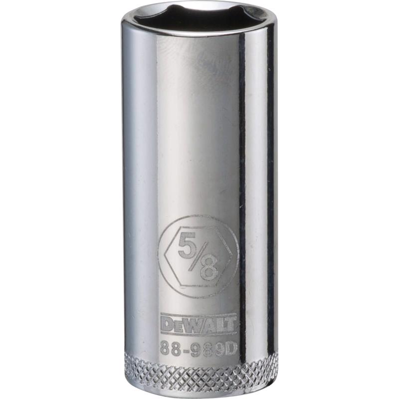 DeWalt 5/8 in. X 3/8 in. drive SAE 6 Point Deep Socket