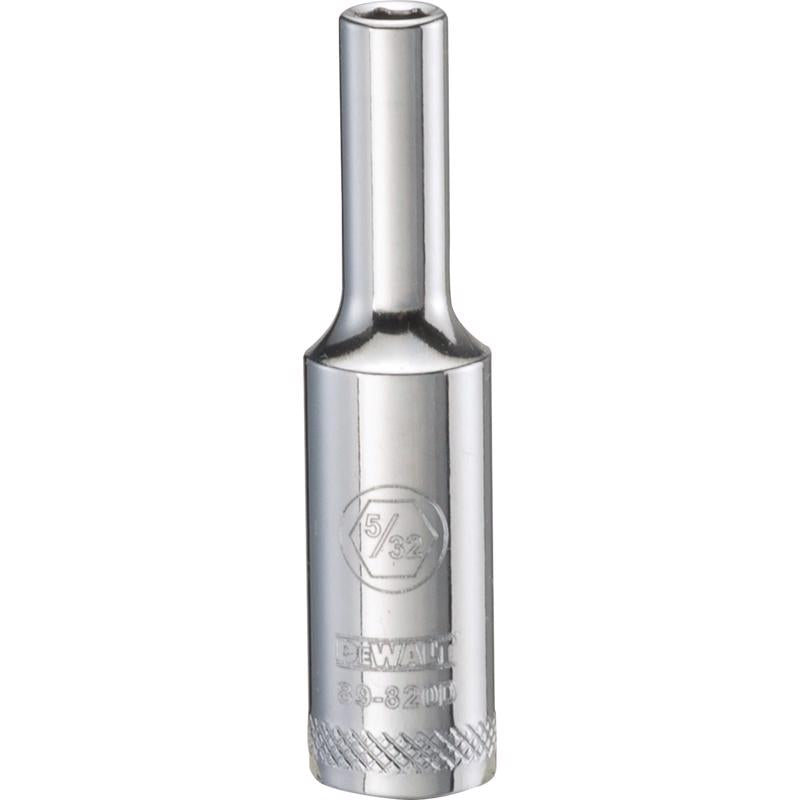 DeWalt 5/32 in. X 1/4 in. drive SAE 6 Point Deep Socket