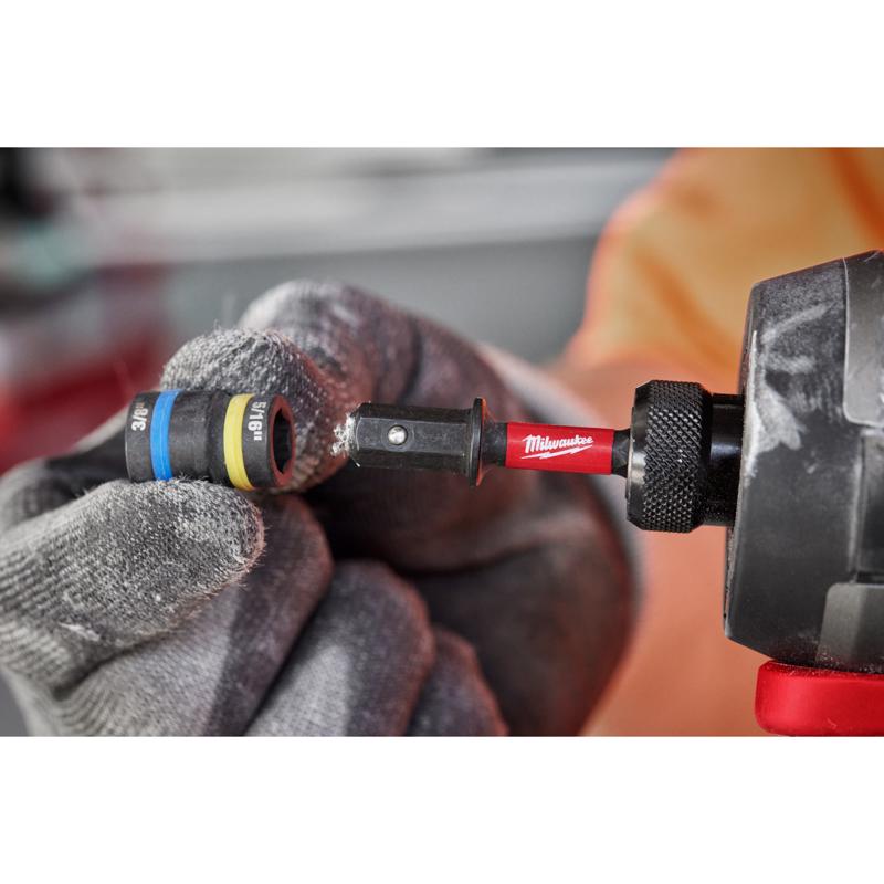 Milwaukee Quik-Clear 5/16 and 3/8 in. X 2.513 in. L Steel Magnetic Nut Driver