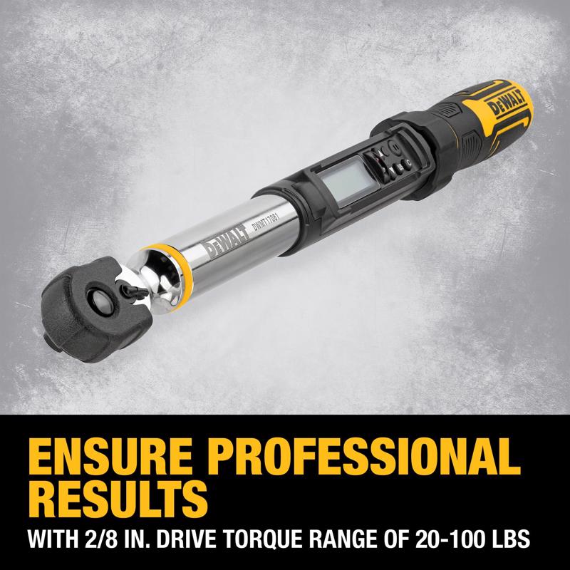 DeWalt Drive Digital Torque Wrench 3/8 in. L