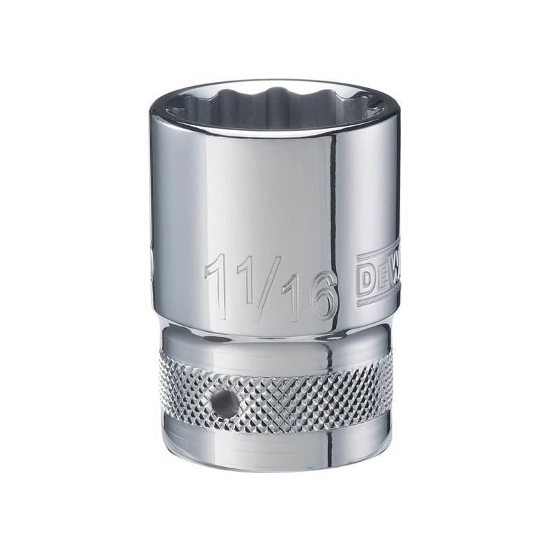 DeWalt 1-1/16 in. X 3/4 in. drive SAE 12 Point Socket