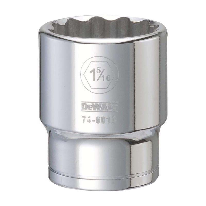 DeWalt 1-5/16 in. X 3/4 in. drive SAE 12 Point Socket