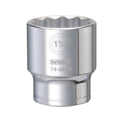 DeWalt 1-9/16 in. X 3/4 in. drive SAE 12 Point Socket