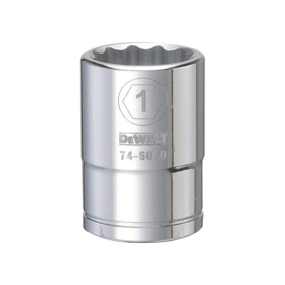 DeWalt 1 in. X 3/4 in. drive SAE 12 Point Socket