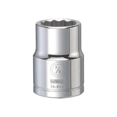 DeWalt 7/8 in. X 3/4 in. drive SAE 12 Point Socket