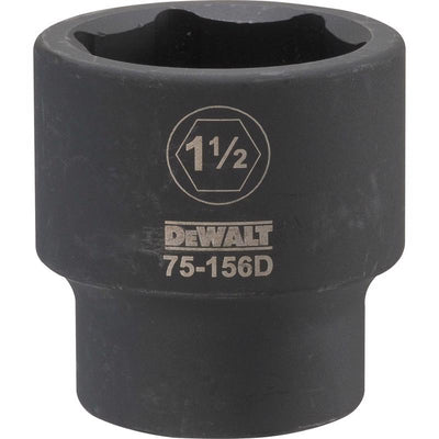 DeWalt 1-1/2 in. X 3/4 in. drive SAE 6 Point Impact Socket