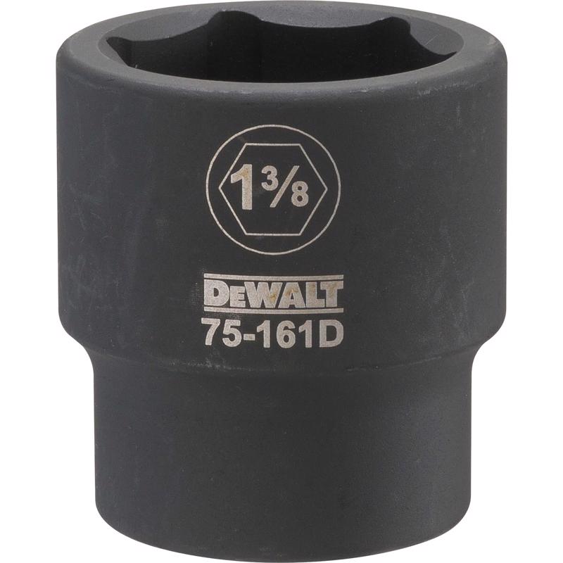 DeWalt 1-3/8 in. X 3/4 in. drive SAE 6 Point Impact Socket