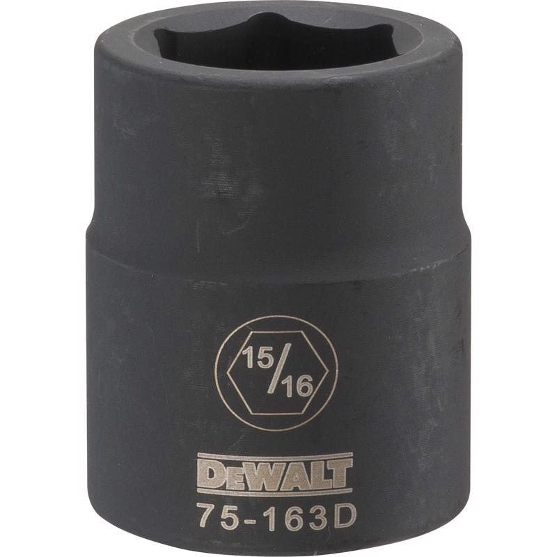DeWalt 15/16 in. X 3/4 in. drive SAE 6 Point Impact Socket