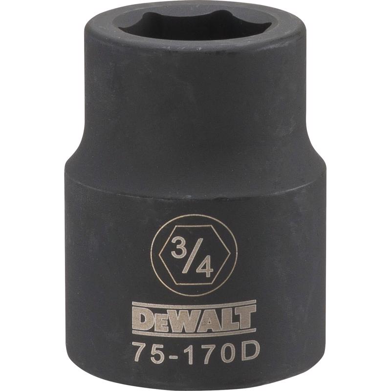 DeWalt 3/4 in. X 3/4 in. drive SAE 6 Point Impact Socket