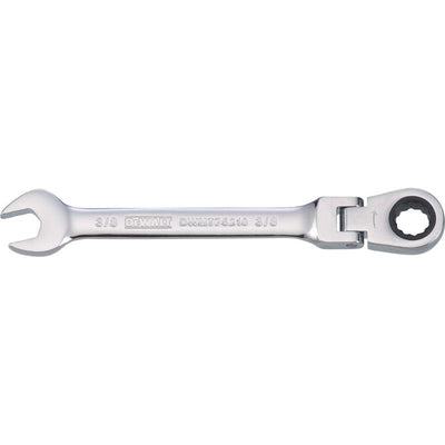 DeWalt 3/8 in. X 3/8 in. 12 Point SAE Flex Head Combination Wrench 5.34 in. L