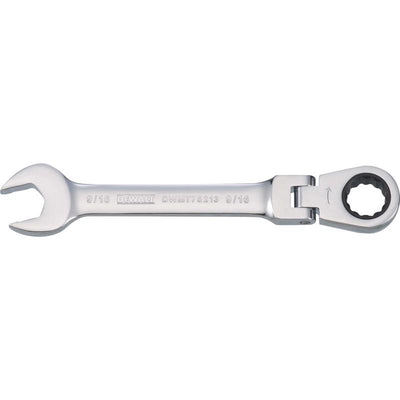 DeWalt 9/16 in. X 9/16 in. 12 Point SAE Flex Head Combination Wrench 6.28 in. L