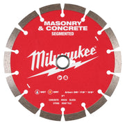 Milwaukee 7 in. D X 5/8-7/8 in. Diamond Segmented Rim Diamond Saw Blade
