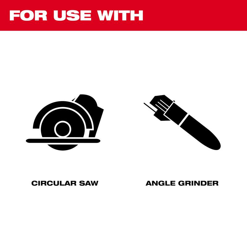 Milwaukee 7 in. D X 5/8-7/8 in. Diamond Segmented Rim Diamond Saw Blade