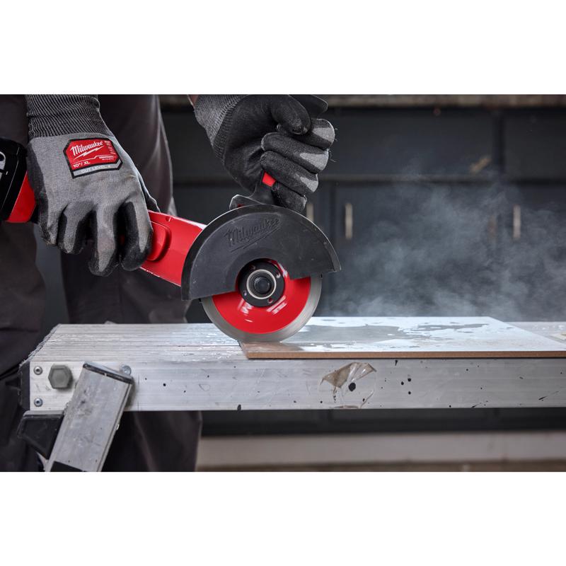 Milwaukee 4-1/2 in. D X 7/8-5/8 in. Continuous Tile Diamond Diamond Saw Blade