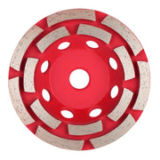 Milwaukee Diamond Max 4 in. D X 5/8-11 in. Double Row Diamond Cup Wheel